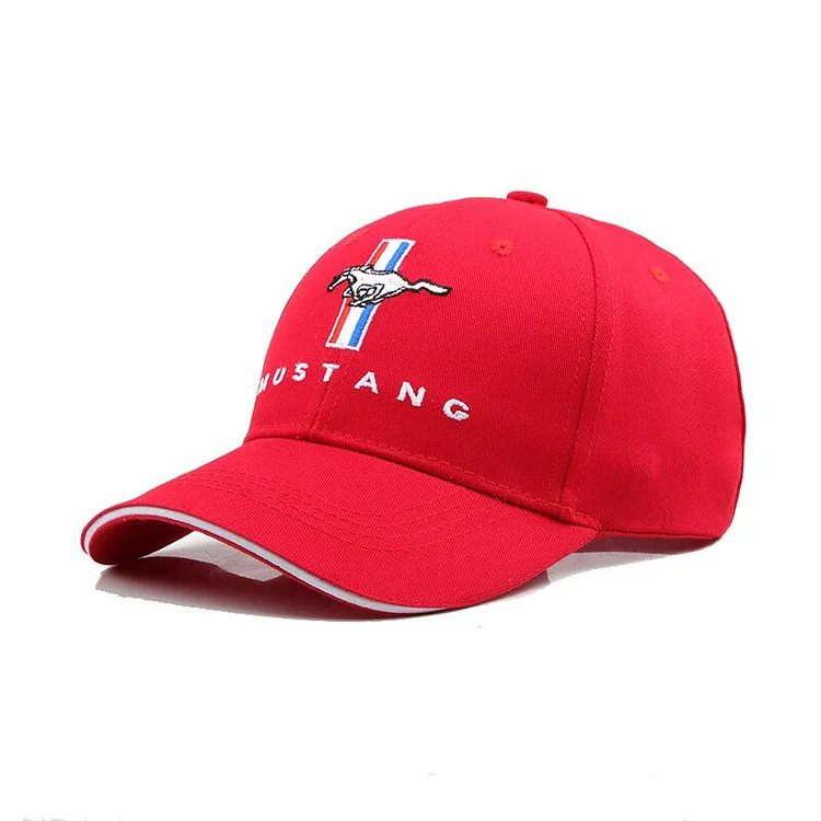 Adjustable Snapback Sun Hat for Ford Mustange Baseball Cap Men WomenEmbroidery Casual Outdoor Sport Fishing Running