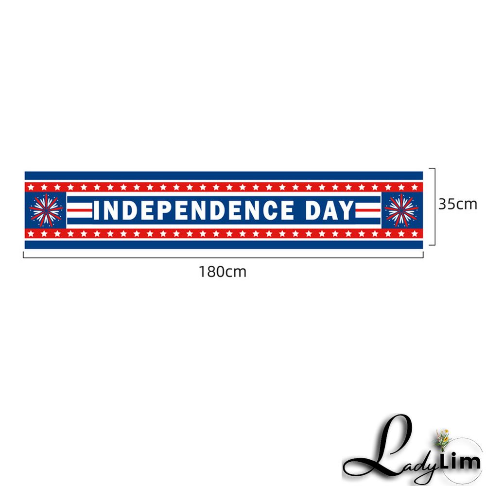 Blue Independence Day Table Runner Kitchen Dining Table Home Decor