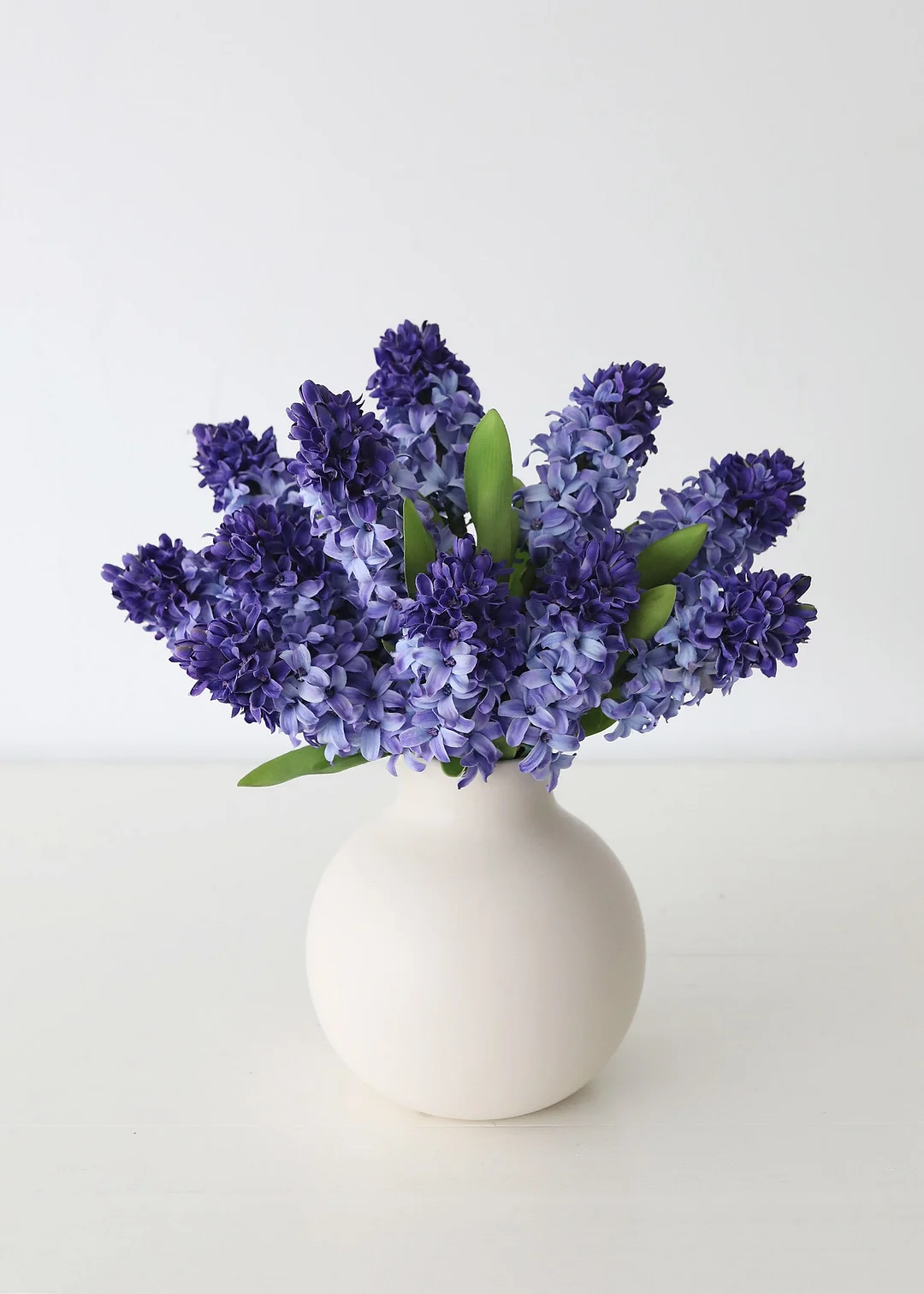 Artificial Purple Hyacinth Flowers - 12.5"