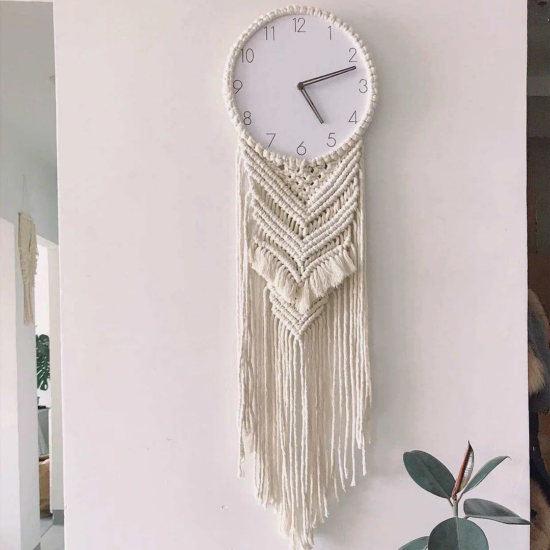 Macrame Wall Clocks Collection