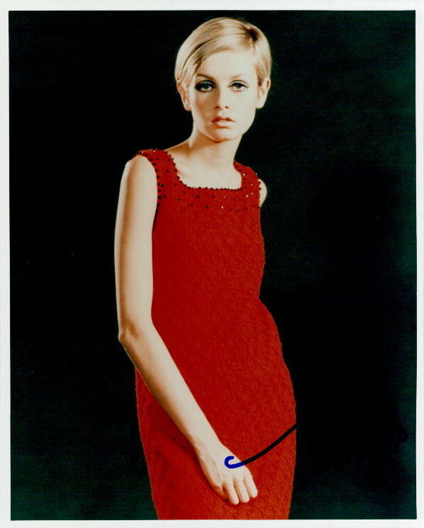 Twiggy Lawson signed 8x10 Photo Poster painting In-person