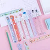 20PCS Cartoon Scale Rulers 15cm Kids School Stationery Student Class Exam Reward Office Work
