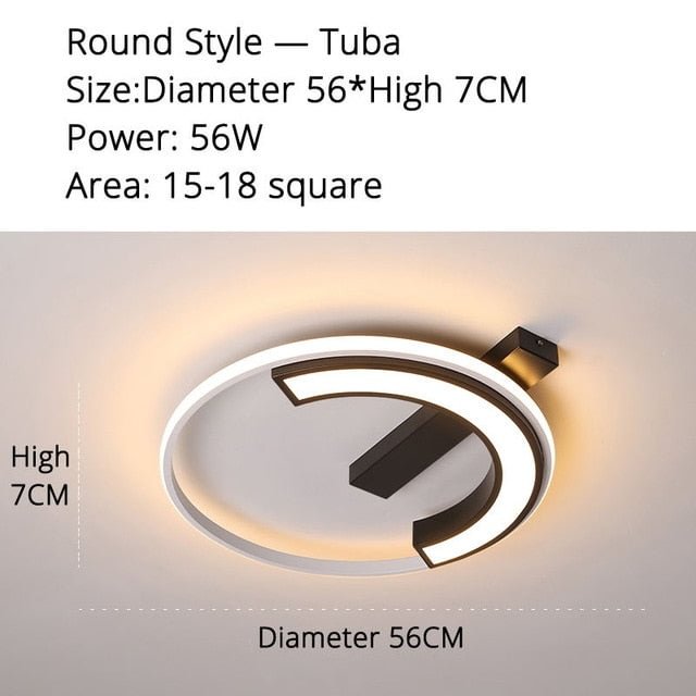 Modern Style Bedroom Lamp Ceiling Lamp Simple Modern Creative Living Room Children Room Bedroom Room Lamp