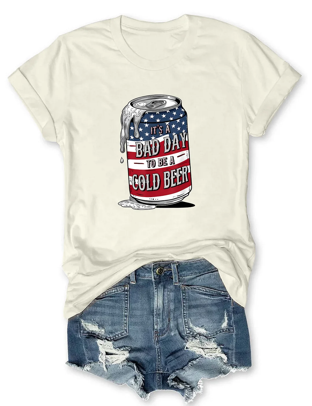  It's A Bad Day To Be A Cold Beer T-shirt