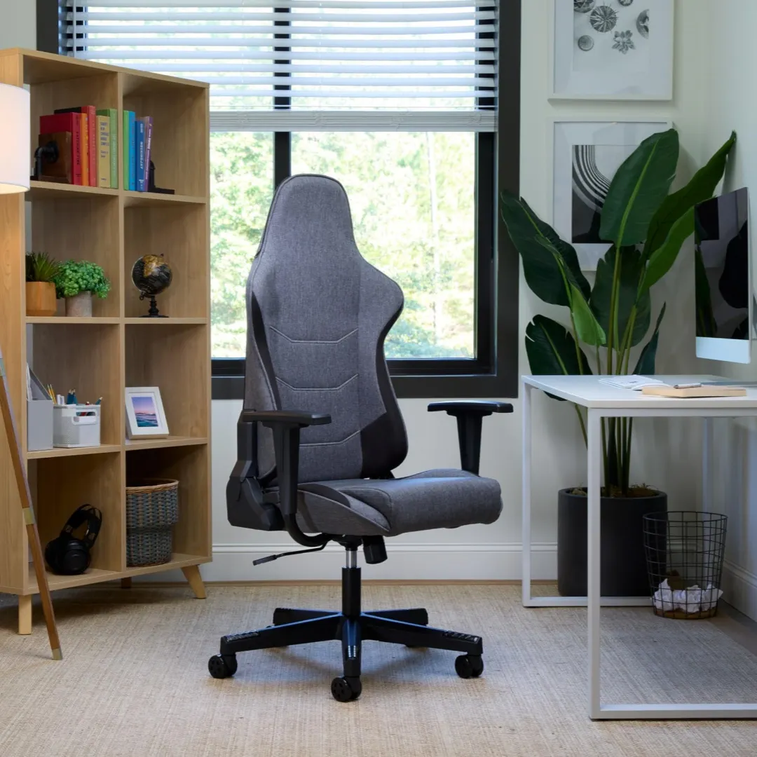 Ergonomic office chair with integrated headrest