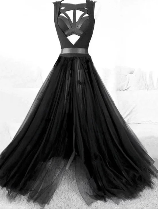 Broken Mesh Gothic Slim Dress