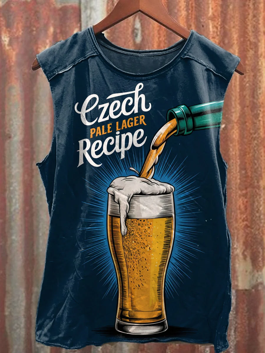 Men's Casual Oktoberfest Printed Tank Top