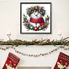 (40*40cm)Christmas Snowman - Full Round Drill Diamond Painting