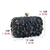 Sequined Silk Banquet Handbag