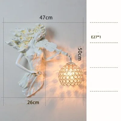 Nordic Luxury Led Crystal Wall Lamp Lighting For Home Golden Wall Lights Bedside Living Room Loft Sconces Decor Lights Fixture