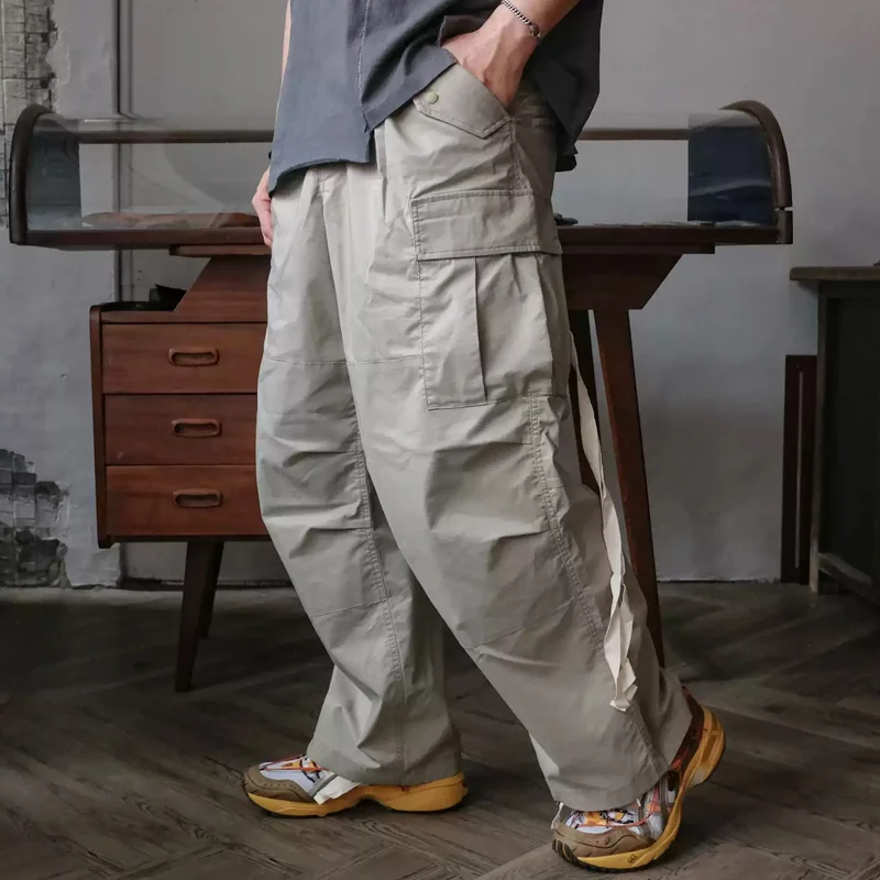 Vintage Loose-fit Technical Cargo Pants