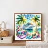 Diamond Painting-DIY Full Round Drill Seaside Vacation