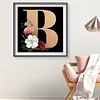 Diamond Painting -DIY Round Drill Letter B