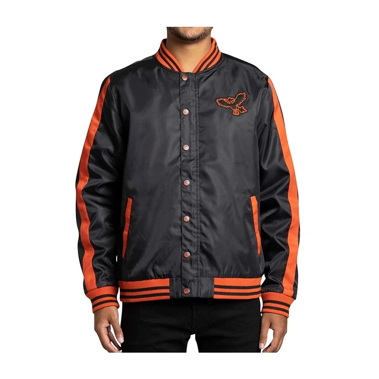 Moltres Pokémon Jackets Black Snap-Down Jacket - Adult
