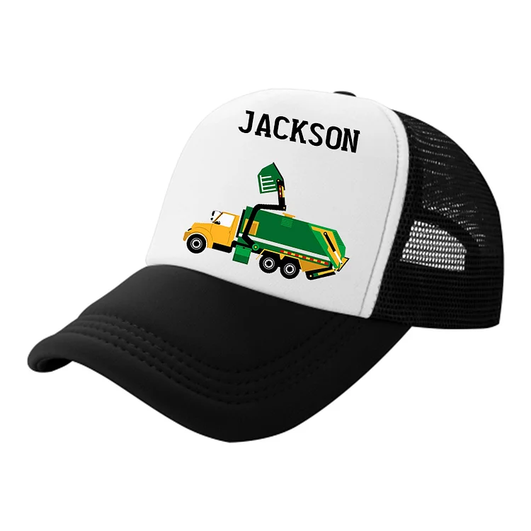 Personalized Kids Truck Color Matching Hat|C08