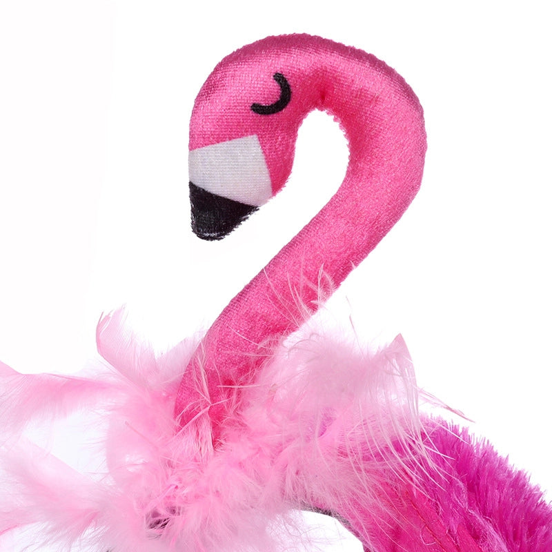 Halloween Classic Style Flamingo Dense Velvet Party Festival Headband