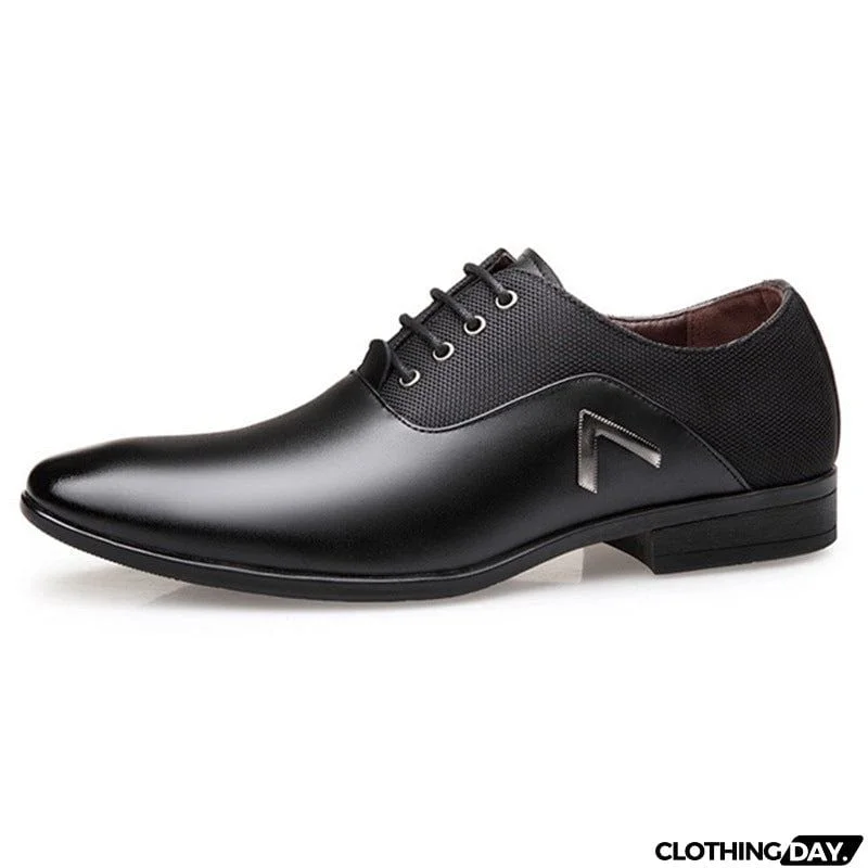 Business Casual Simple Style Patchwork Non-Slip Dress Shoes Work Shoes For Men