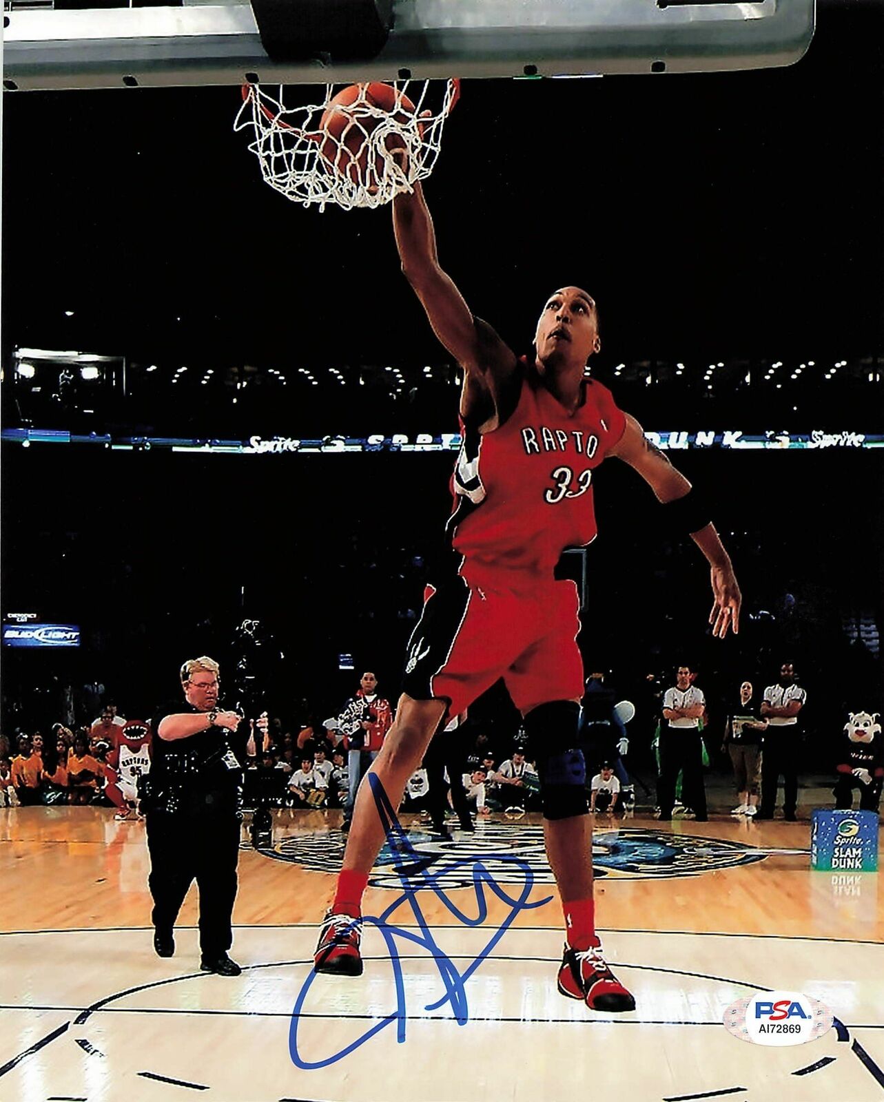 Jamario Moon signed 8x10 Photo Poster painting PSA/DNA Toronto Raptors Autographed