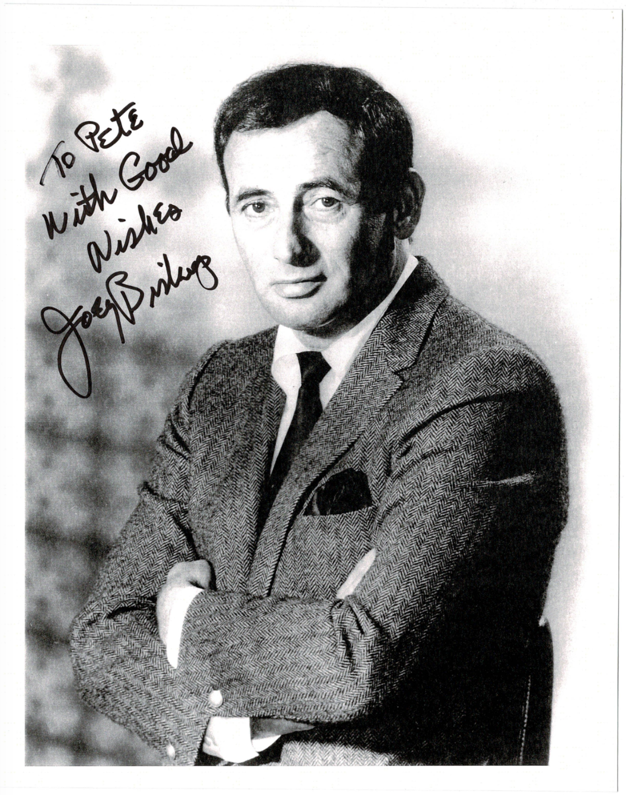 Joey Bishop signed autographed 8x10 Photo Poster painting! RARE! AMCo Authenticated! 14712