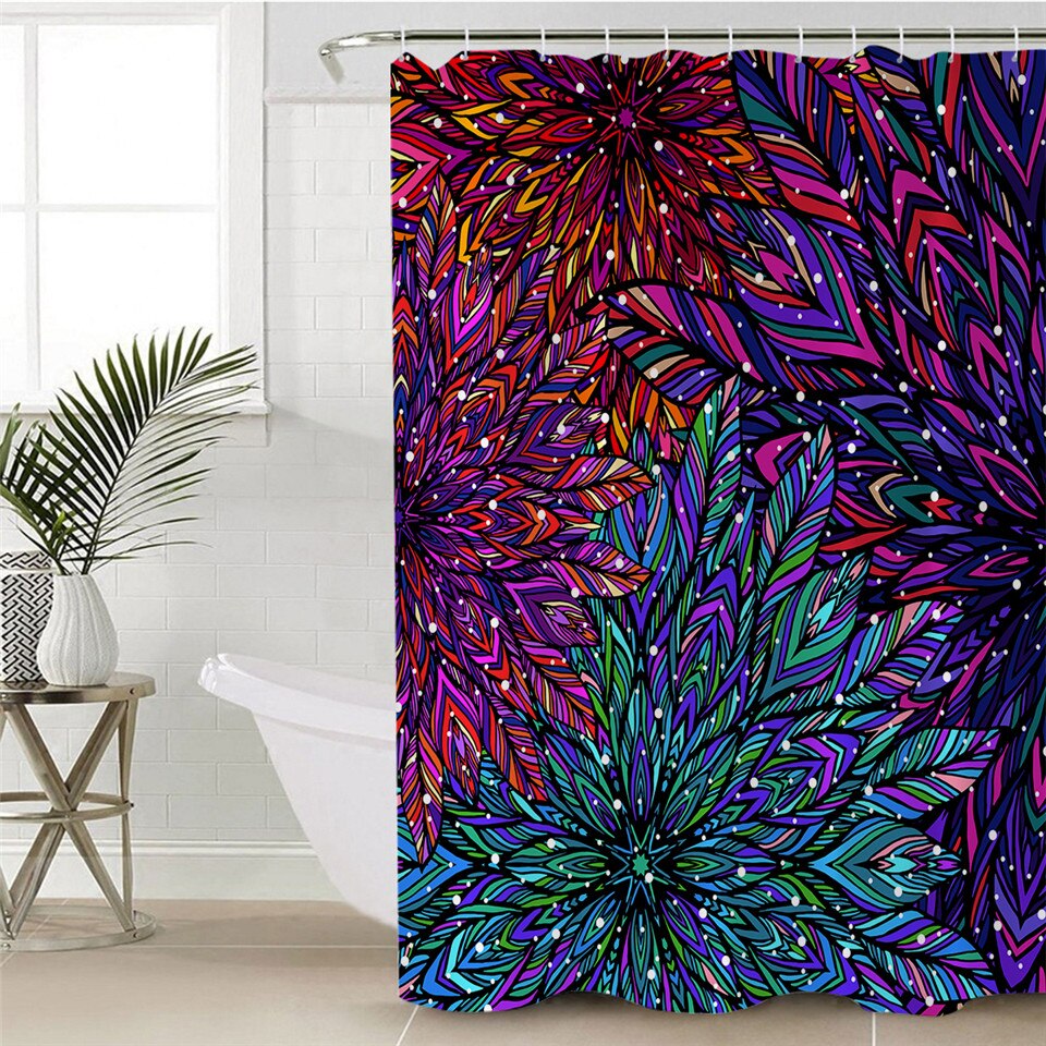 

Mandala - Print Shower Curtain, 180*180cm, 501 Original