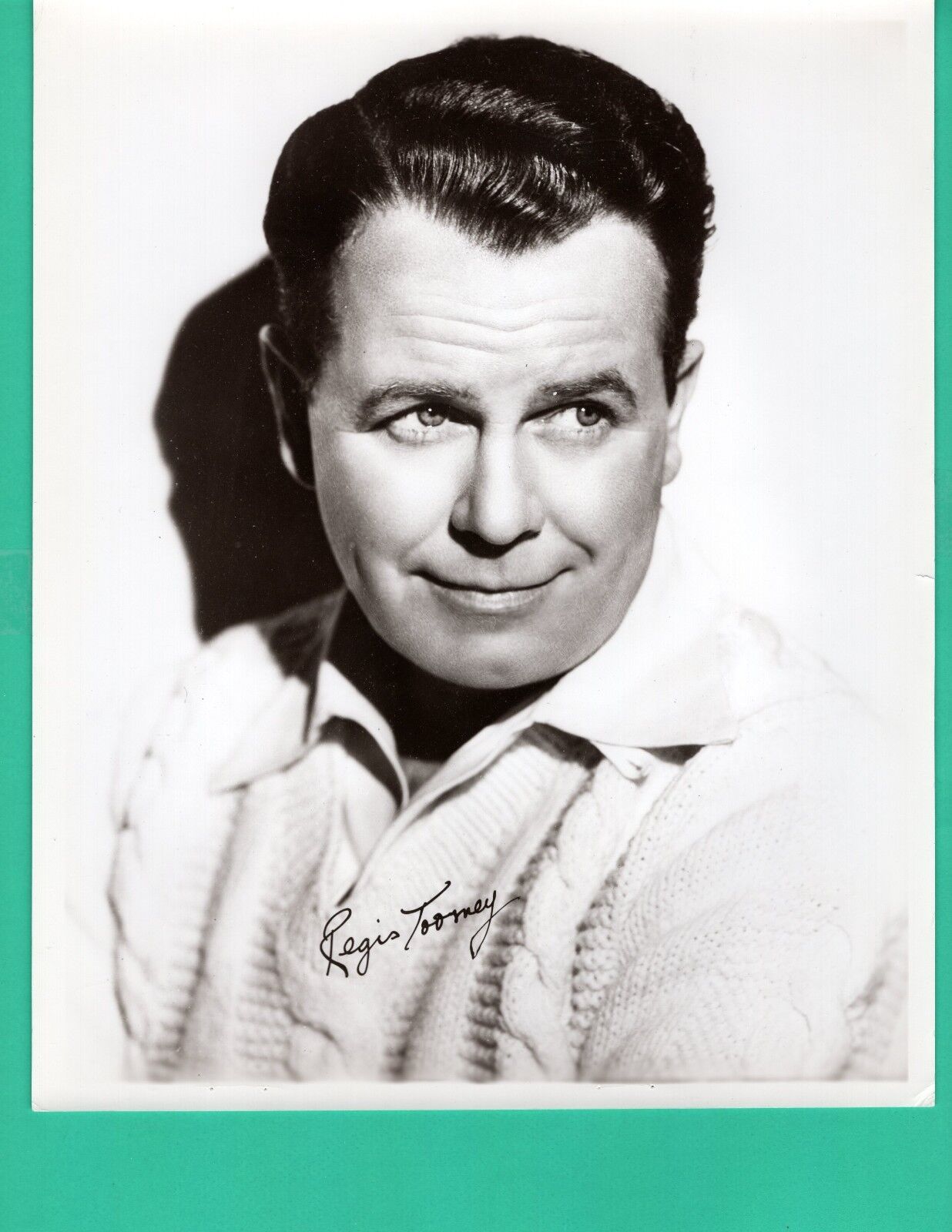 REGIS TOOMEY Actor Movie Star 1940's Promo Vintage Photo Poster painting 8x10