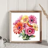 Gerbera - 11CT Stamped Cross Stitch - 40*40cm - Flower