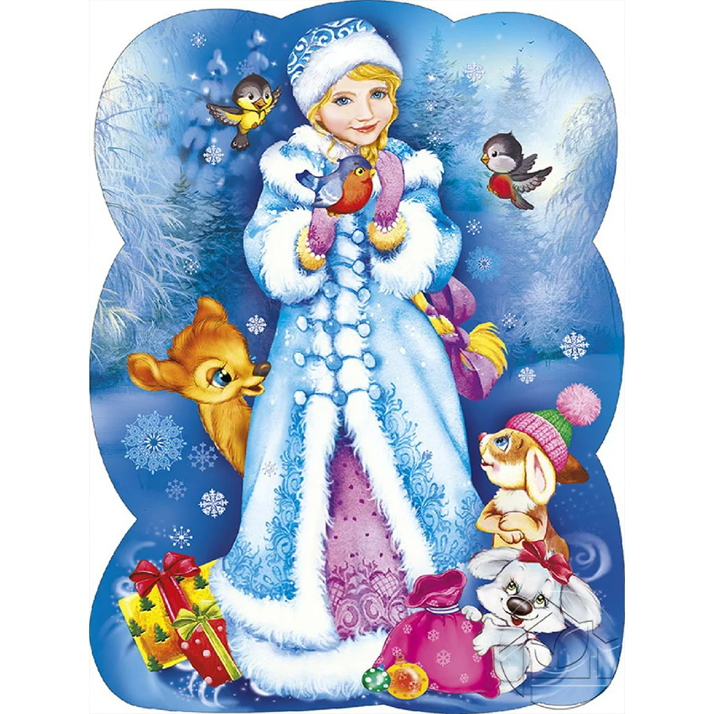 Diamond Painting - Full Round Drill - Snow Maiden(Canvas|30*40cm)
