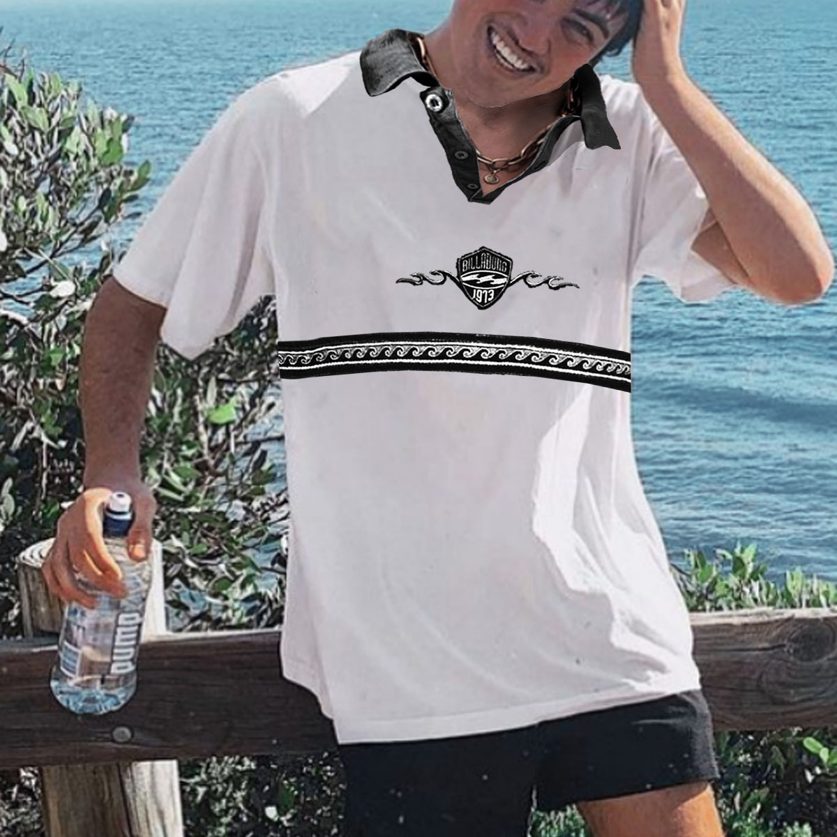 Unisex Vintage Billabong Holiday Surf Polo