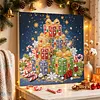 DIY Special Shape Diamond Painting Pearl Art With Inner Frame Kit 25x25cm(Christmas Gift Tree)