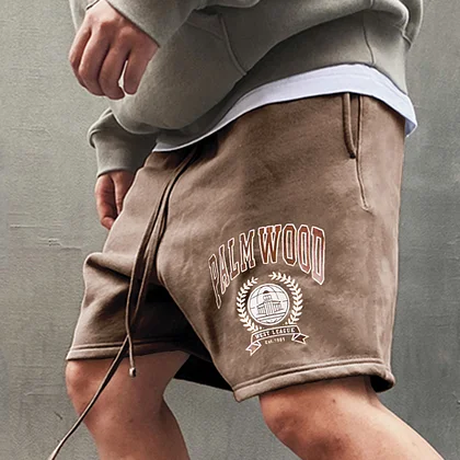 Men's Spring & Summer Vintage Letter Logo Shorts