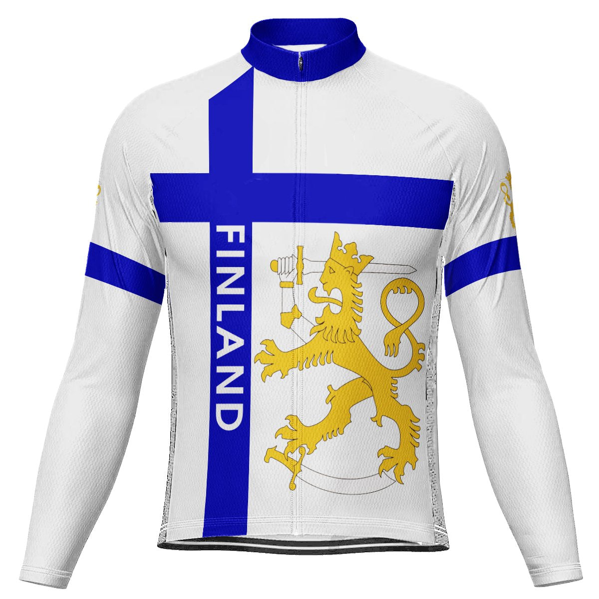 Customized Finland Long Sleeve Cycling Jersey for Men | captainssportss.com