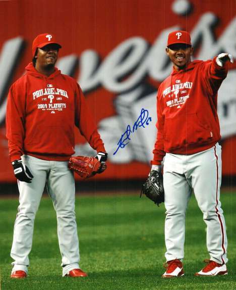 Signed 8x10 ANTONIO BASTARDO Philadelphia Phillies Photo Poster painting - COA