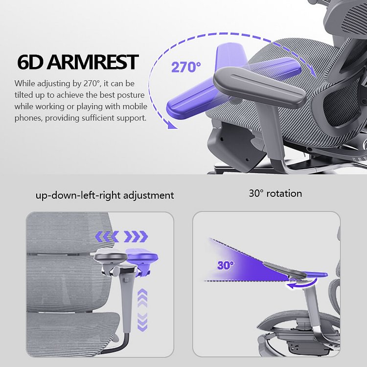 ToZient Ergonomic Office Chair,Adjustable Mechanism, Mesh Back and Seat  Support