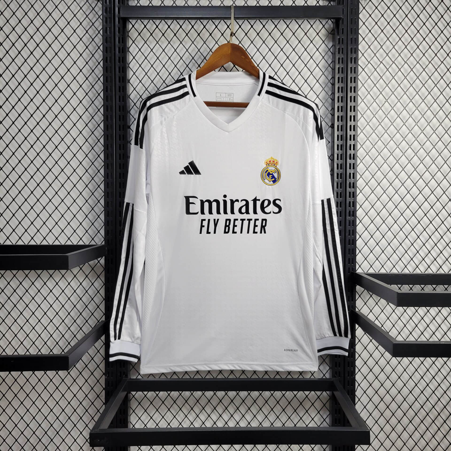 Real Madrid 24-25 Home Long Sleeve Jersey - Fans Version