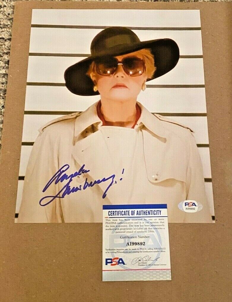 ANGELA LANSBURY SIGNED MURDER SHE WROTE 8X10 Photo Poster painting PSA/DNA CERTIFIED #5