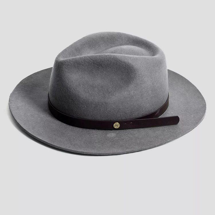 Griffin Fedora–Dark Grey[Fast shipping and box packing]