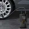 Mini Air Pump with LED Portable Electric Inflate Pump Outdoor Air Compressor Wired & Wireless Tire Inflator for Car Bike Tyre Ball Cushion Bed