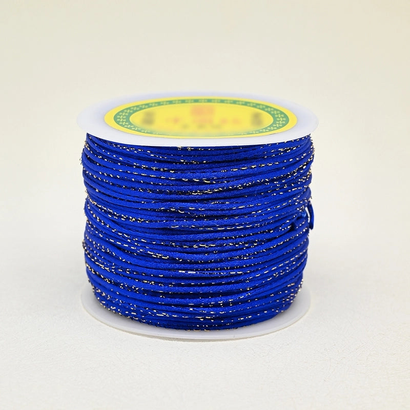 1 Roll/Package Nylon Gold Wire Cord String Wire Diameter: 1.5mm Jewelry Accessories Rope