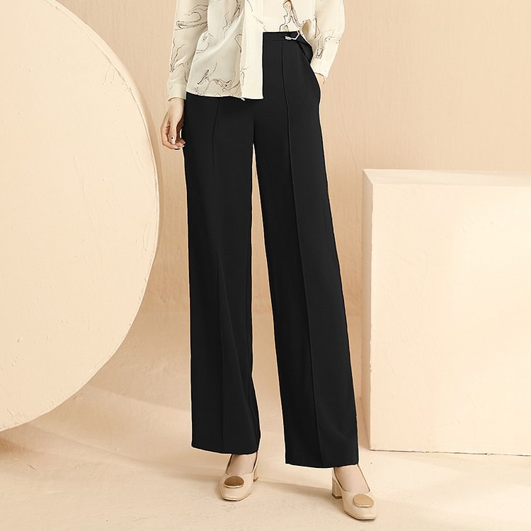Women's Ol Professional Loose Straight Suit Pants