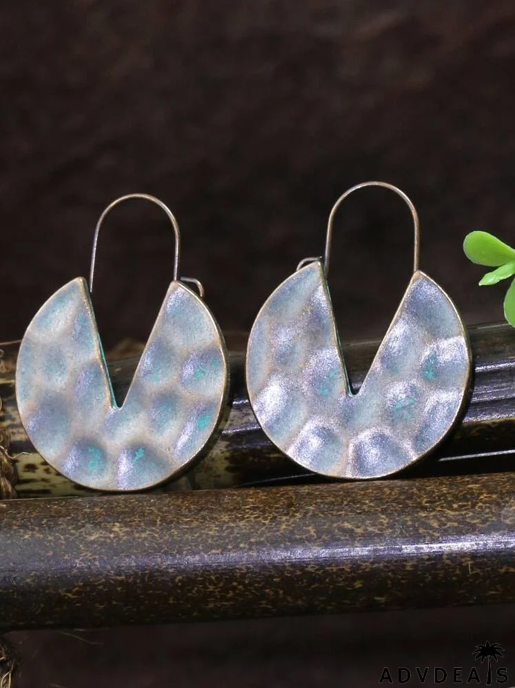 Round Hoop Earrings