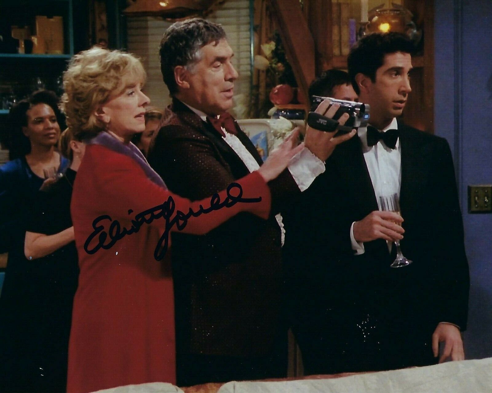 GFA Friends Jack Geller * ELLIOTT GOULD * Signed 8x10 Photo Poster painting E4 COA