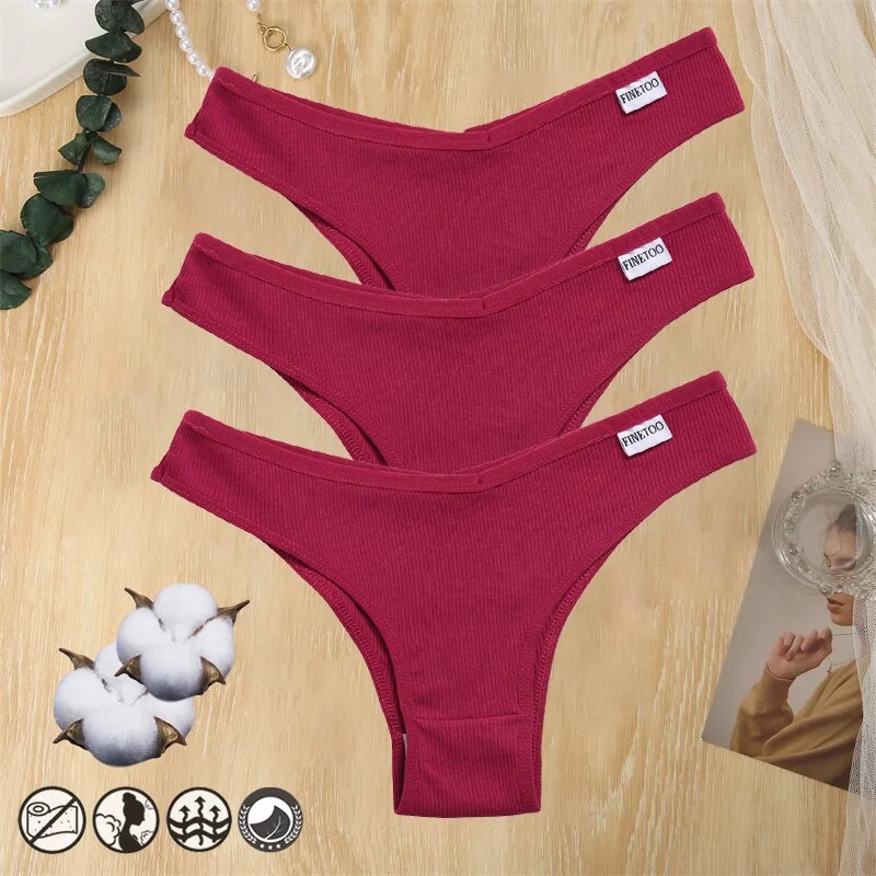 Billionm Cotton Women Panties Sexy V Waist Underwear T-back Underpants Woman Brazilian Pantys Female Briefs Intimates Lingerie