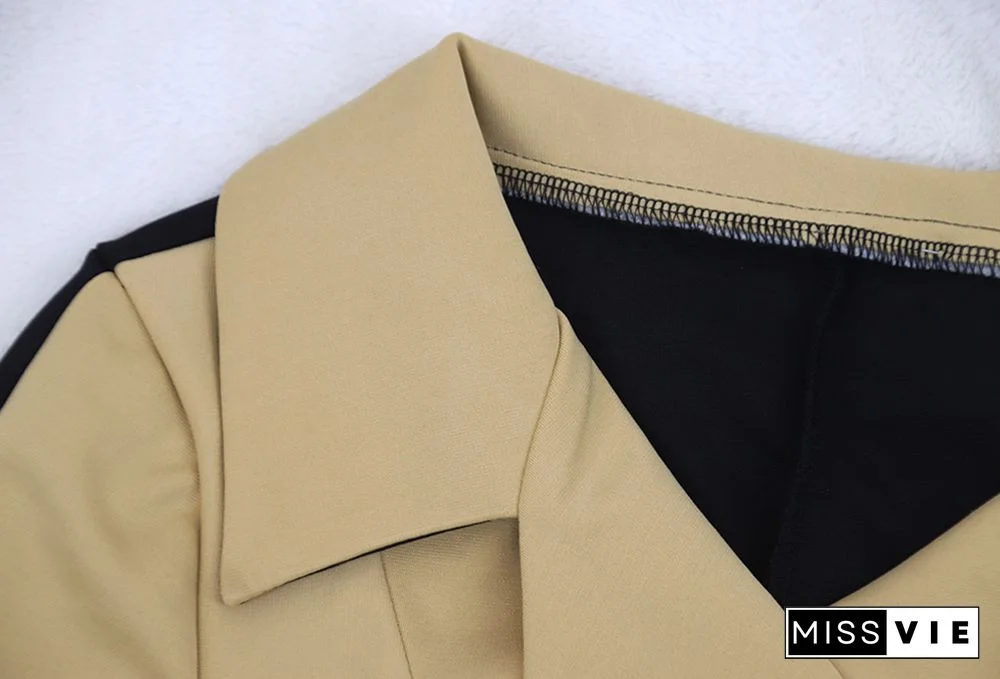 Hot Style Women Solid-color Long-sleeved Thickened Coat