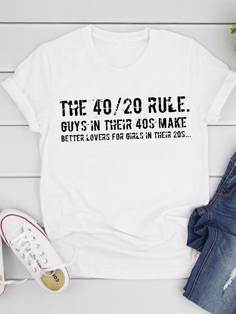 Bestdealfriday The 40 20 Rule T-Shirt