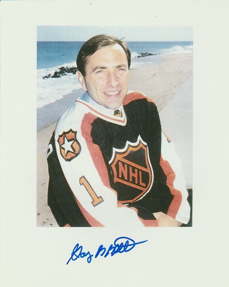 NHL COMMISSIONER GARY BETTMAN SIGNED 8x10 Photo Poster painting HOCKEY Autograph