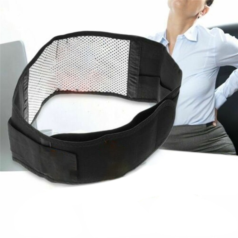 Likron Watches Adjustable Self-Heating Lumbar Support Belt for Back Pain Relief Posture Correction