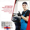 102Pcs AC Shrader Valve Core with Tool Air Conditioning Assortment Kit for