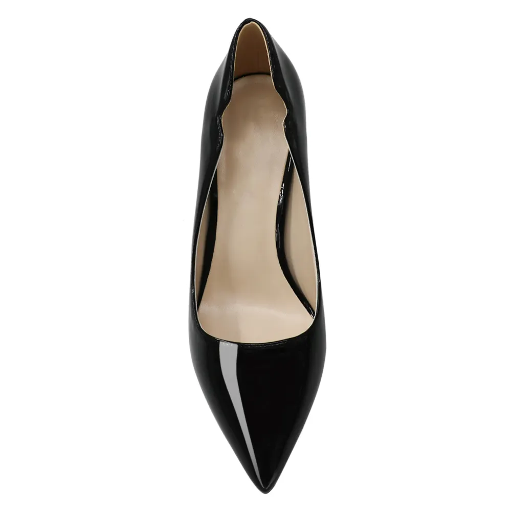 90mm Women's Kitten Heeled Party Red Bottom Pumps Patent/Suede-vocosishoes