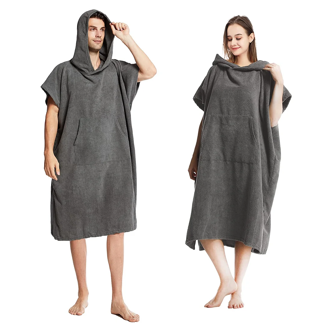 Surf Swimming Poncho Changing Robe Quick Dry Microfiber Changing Towel