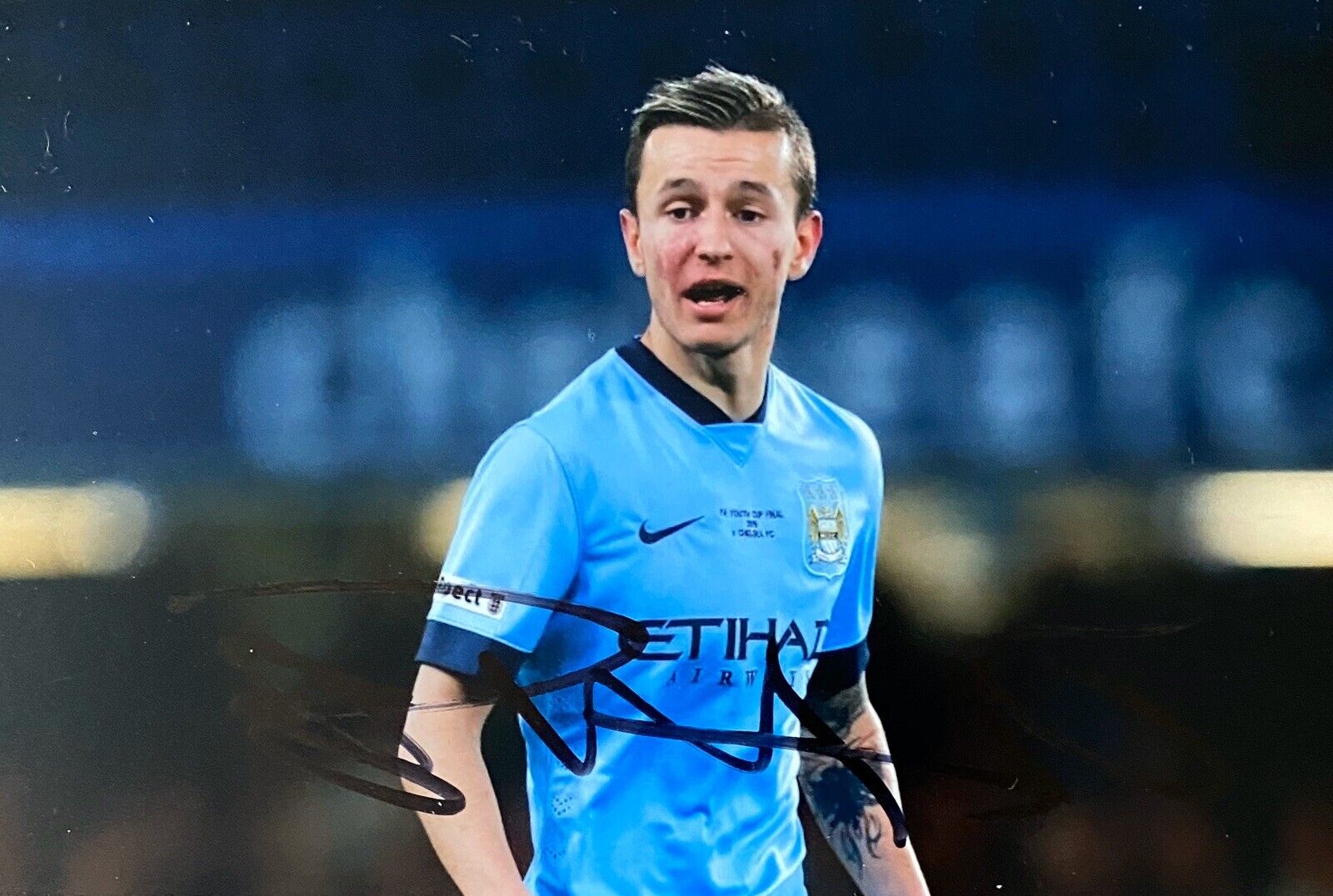 Bersant Celina Genuine Hand Signed 6X4 Photo Poster painting - Manchester City